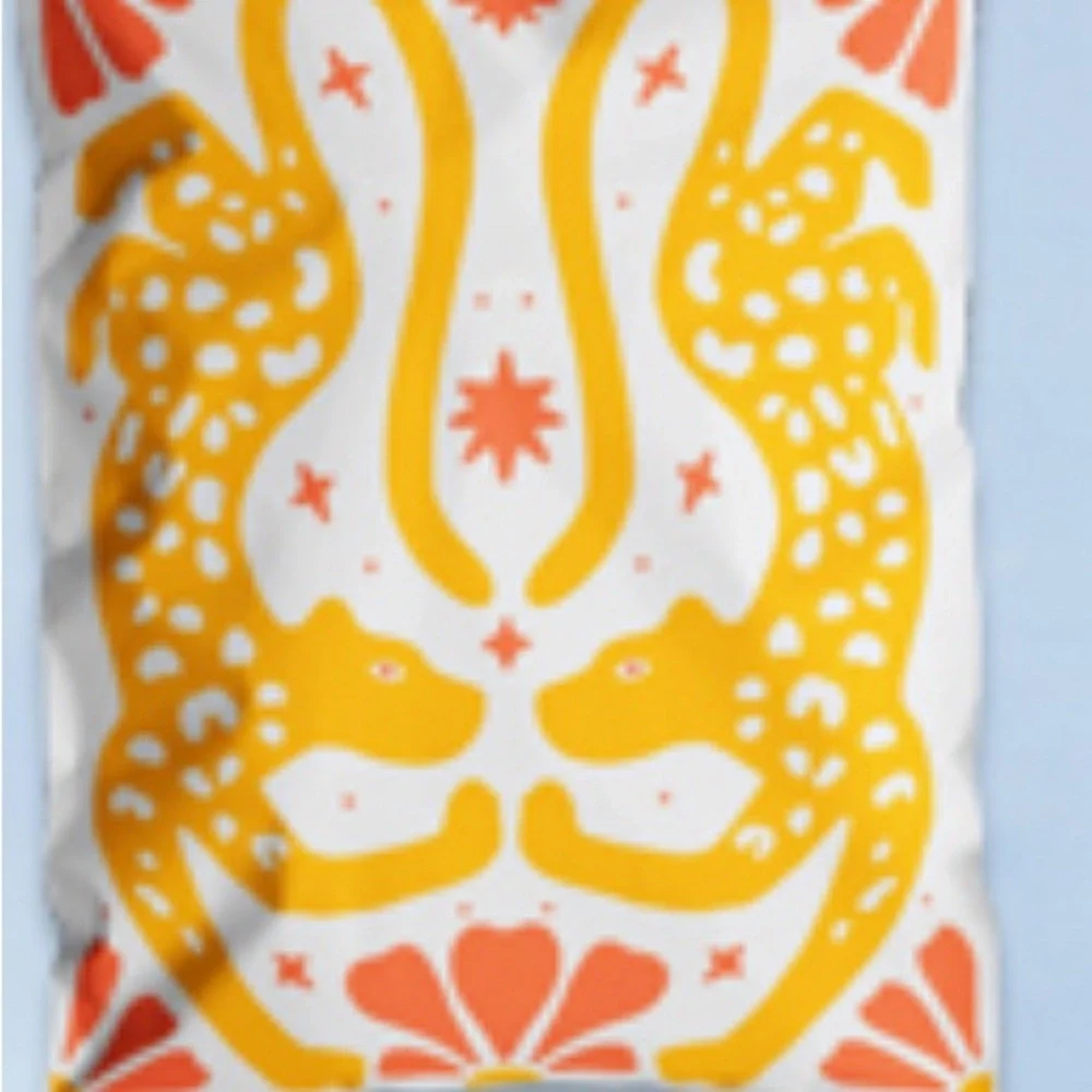 Dancing Leopards 🐆 🐆 Print Polymailers.         10 x 13  qty 25